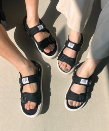 【c.u.l】ユニセックス スポーツサンダル 2本ベルクロサンダル culs15