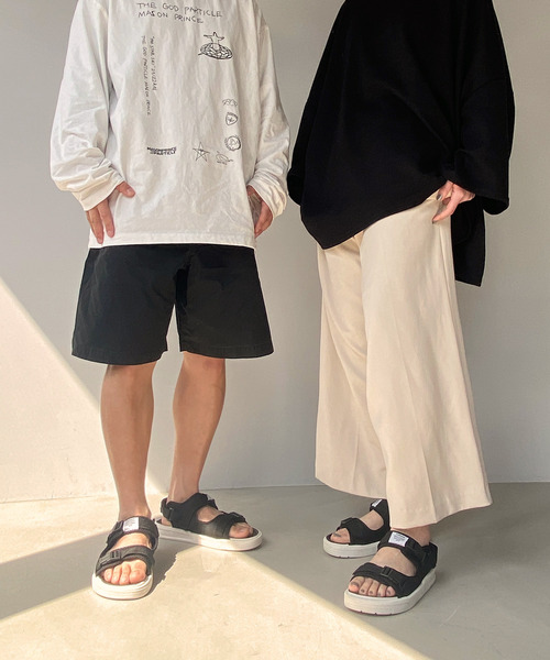 c.u.l（シーユーエル）の「【c.u.l】ユニセックス スポーツサンダル 2本ベルクロサンダル culs15（サンダル・レディース・ホワイト/ブラック/ブラック×グレー・40/37/39/38/42/44/43/36/41）」の10枚目の写真