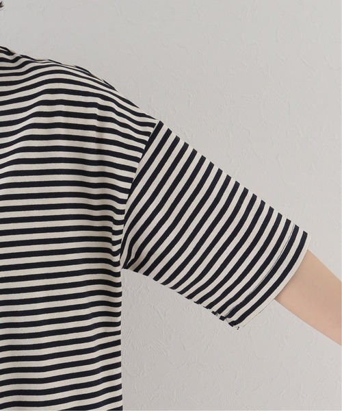 journal standard luxe モックネック ボーダー tシャツ JOURNAL STANDARD LUXE(ジャーナルスタンダード ラックス)の