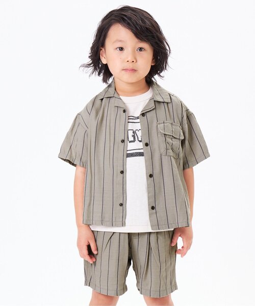 F.O.KIDS（エフオーキッズ）の「リラックスセットアップ（セットアップ・キッズ・ブラウン/ベージュ/カーキ/チャコール・80/110/100/130/140/90/95/120）」の3枚目の写真