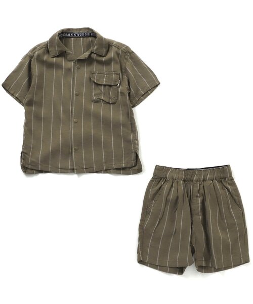 F.O.KIDS（エフオーキッズ）の「リラックスセットアップ（セットアップ・キッズ・ブラウン/ベージュ/カーキ/チャコール・80/110/100/130/140/90/95/120）」の4枚目の写真