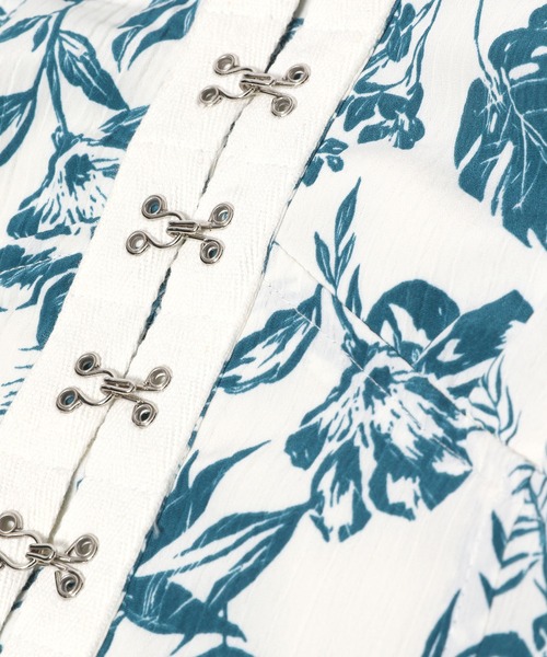 PAGEBOY（ページボーイ）の「リゾートフラワービスチェ（ベスト・レディース・ブラック/オフホワイト・FREE）」の17枚目の写真