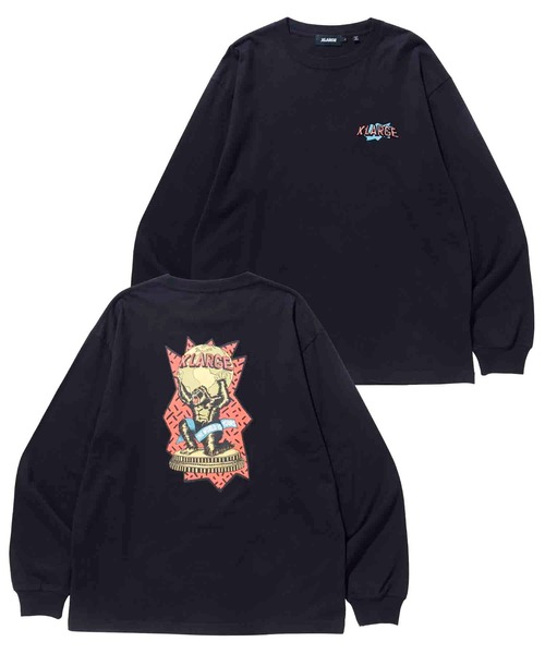 XLARGE(エクストララージ)の「THE WORLD IS YOURS L/S TEE(Tシャツ/カットソー・メンズ・ホワイト/ブラック/レッド・S/M/L/XL)」の2枚目の写真