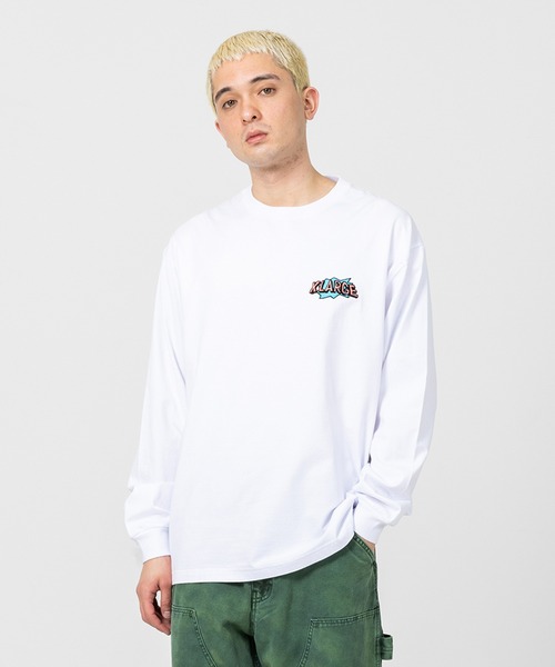 XLARGE(エクストララージ)の「THE WORLD IS YOURS L/S TEE(Tシャツ/カットソー・メンズ・ホワイト/ブラック/レッド・S/M/L/XL)」の9枚目の写真
