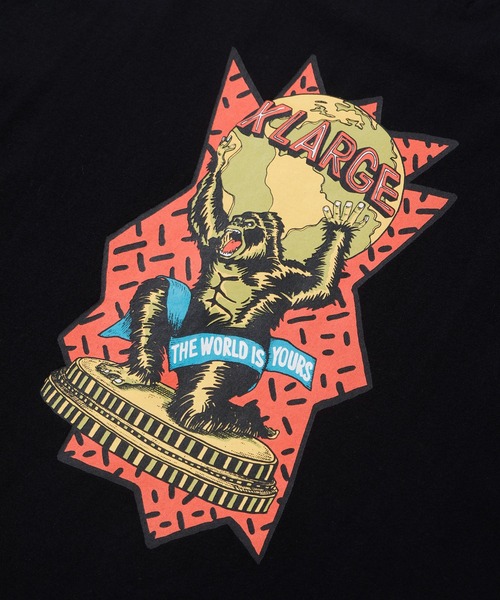 XLARGE(エクストララージ)の「THE WORLD IS YOURS L/S TEE(Tシャツ/カットソー・メンズ・ホワイト/ブラック/レッド・S/M/L/XL)」の16枚目の写真