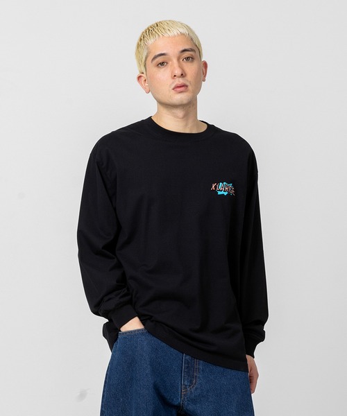 XLARGE(エクストララージ)の「THE WORLD IS YOURS L/S TEE(Tシャツ/カットソー・メンズ・ホワイト/ブラック/レッド・S/M/L/XL)」の4枚目の写真