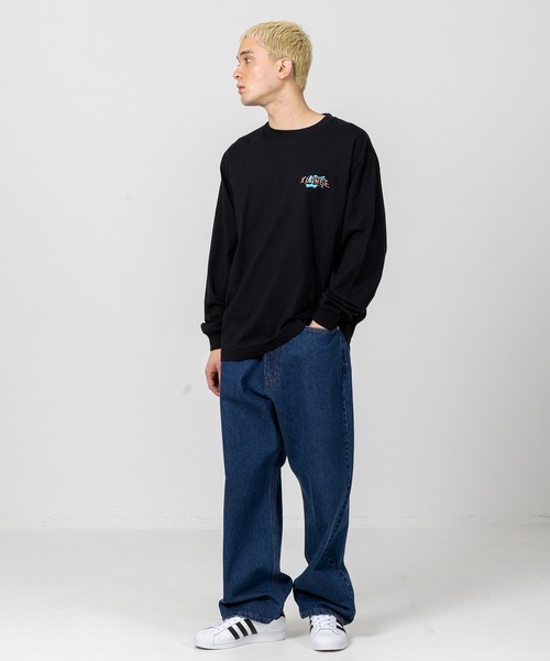 XLARGE(エクストララージ)の「THE WORLD IS YOURS L/S TEE(Tシャツ/カットソー・メンズ・ホワイト/ブラック/レッド・S/M/L/XL)」の6枚目の写真