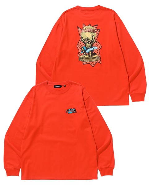 XLARGE(エクストララージ)の「THE WORLD IS YOURS L/S TEE(Tシャツ/カットソー・メンズ・ホワイト/ブラック/レッド・S/M/L/XL)」の11枚目の写真