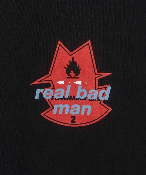 REAL BAD MAN（リアルバッドマン）の「Real Bad Man FLAMMABLE GAS L/S TEE Tシャツ（Tシャツ/カットソー・メンズ・ブラック/ホワイト/オリーブ・LARGE/X-LARGE/MEDIUM）」の12枚目の写真