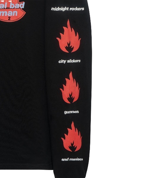 REAL BAD MAN（リアルバッドマン）の「Real Bad Man FLAMMABLE GAS L/S TEE Tシャツ（Tシャツ/カットソー・メンズ・ブラック/ホワイト/オリーブ・LARGE/X-LARGE/MEDIUM）」の15枚目の写真