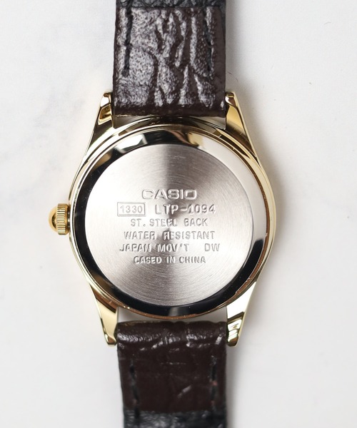 CASIO(カシオ)の「★CASIO(カシオ)★クラシック ラウンド GD レザー(アナログ腕時計・レディース・ブラック/シルバー/ゴールド・FREE)」の11枚目の写真