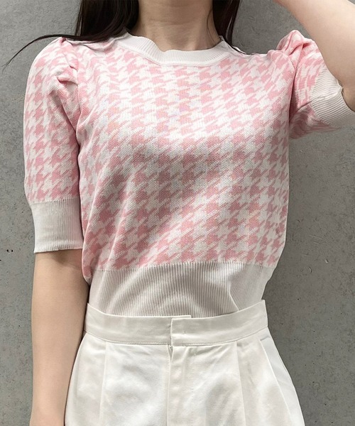 titty＆Co. PETIT（ティティアンドコープティ）の「【titty&Co.PETIT】チドリサマーニットプルオーバー（ニット/セーター・レディース・ブルー/ブラック/ピンク・FREE）」の18枚目の写真