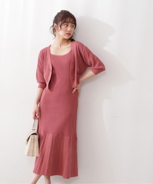 PROPORTION BODY DRESSING | カーデ付きニットワンピース / 1212140409(ワンピース)