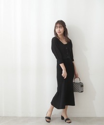 PROPORTION BODY DRESSING | カーデ付きニットワンピース / 1212140409(ワンピース)