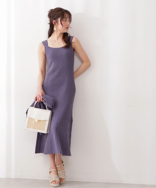 PROPORTION BODY DRESSING（プロポーションボディドレッシング）の「カーデ付きニットワンピース / 1212140409（ワンピース・レディース・ピンク/ブラック/ブルー・SMALL/MEDIUM）」の12枚目の写真