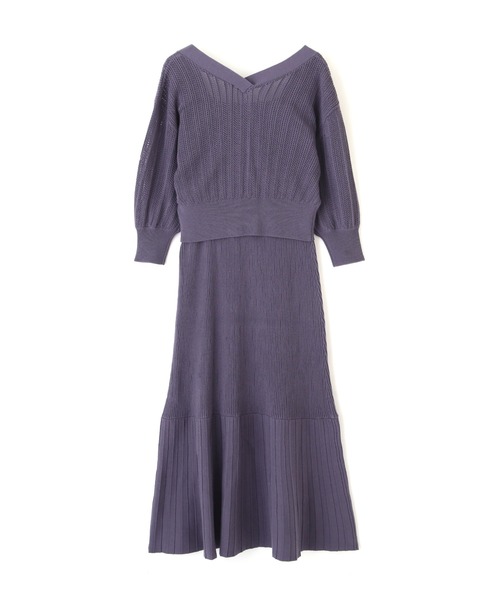 PROPORTION BODY DRESSING（プロポーションボディドレッシング）の「カーデ付きニットワンピース / 1212140409（ワンピース・レディース・ピンク/ブラック/ブルー・SMALL/MEDIUM）」の18枚目の写真