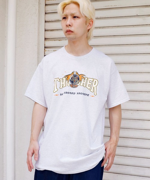 THRASHER(スラッシャー)の「THRASHER/スラッシャー Fortune logo T-Shirt フォーチューンロゴTシャツ(Tシャツ/カットソー・メンズ・アッシュグレー・XL/L/M)」の13枚目の写真