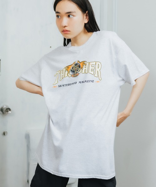 THRASHER(スラッシャー)の「THRASHER/スラッシャー Fortune logo T-Shirt フォーチューンロゴTシャツ(Tシャツ/カットソー・メンズ・アッシュグレー・XL/L/M)」の17枚目の写真