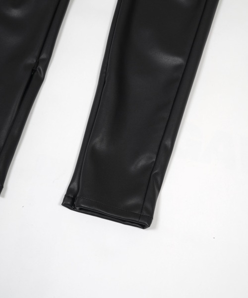 GalaabenD（ガラアーベント）の「フェイクレザーコンシールファスナースリットレギンスパンツ（その他パンツ・メンズ・ブラック・S/M/L）」の8枚目の写真
