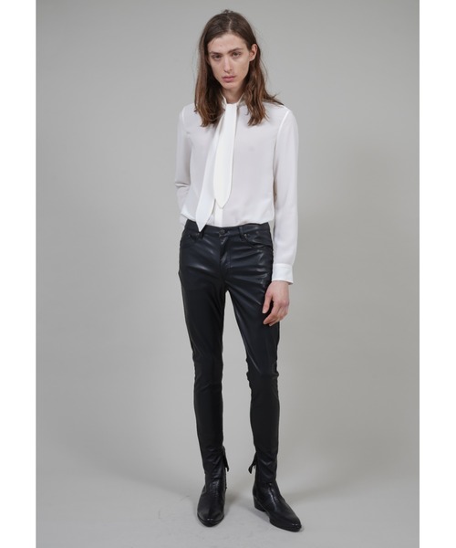 GalaabenD（ガラアーベント）の「フェイクレザーコンシールファスナースリットレギンスパンツ（その他パンツ・メンズ・ブラック・S/M/L）」の10枚目の写真