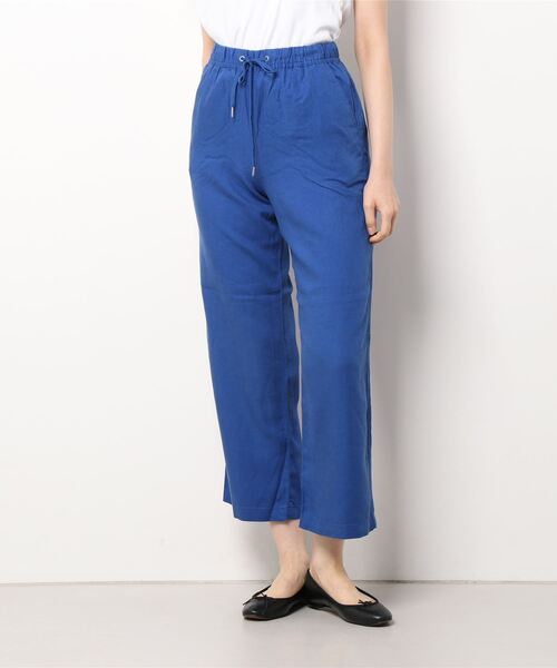 AMERICAN HOLIC（アメリカンホリック）の「ドロストリネンブレンドパンツ（その他パンツ・レディース・ベージュ/ブラウン/ブルー/ストライプ・S/M/L）」の11枚目の写真