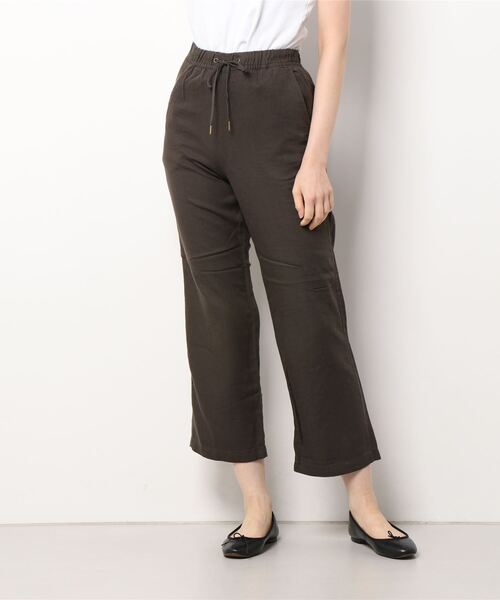 AMERICAN HOLIC（アメリカンホリック）の「ドロストリネンブレンドパンツ（その他パンツ・レディース・ベージュ/ブラウン/ブルー/ストライプ・S/M/L）」の8枚目の写真