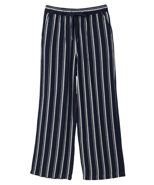 AMERICAN HOLIC（アメリカンホリック）の「ドロストリネンブレンドパンツ（その他パンツ・レディース・ベージュ/ブラウン/ブルー/ストライプ・S/M/L）」の13枚目の写真