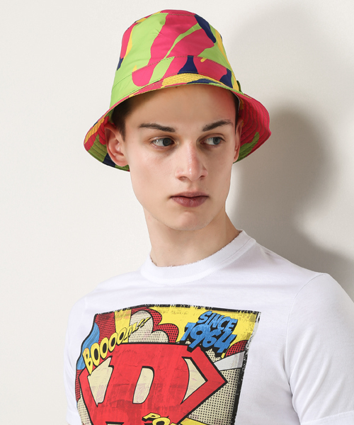 DSQUARED2（ディースクエアード）の「HAT /CAMOUFLAGE（ハット・メンズ・マルチ・LARGE）」の6枚目の写真