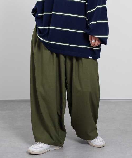 Perushu（ペルーシュ）の「ワイドバルーンスラックス（スラックス・メンズ・ベージュ/カーキ/ピンク/ブルー・SMALL/MEDIUM/LARGE）」の19枚目の写真