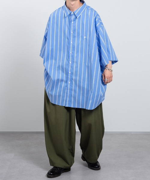 Perushu（ペルーシュ）の「ワイドバルーンスラックス（スラックス・メンズ・ベージュ/カーキ/ピンク/ブルー・SMALL/MEDIUM/LARGE）」の14枚目の写真