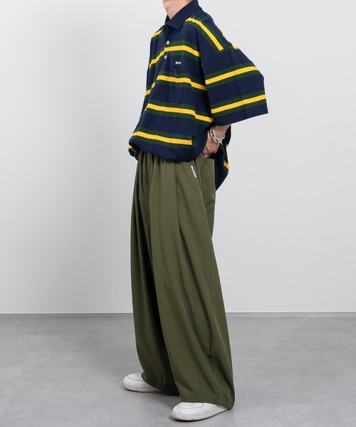 Perushu（ペルーシュ）の「ワイドバルーンスラックス（スラックス・メンズ・ベージュ/カーキ/ピンク/ブルー・SMALL/MEDIUM/LARGE）」の17枚目の写真