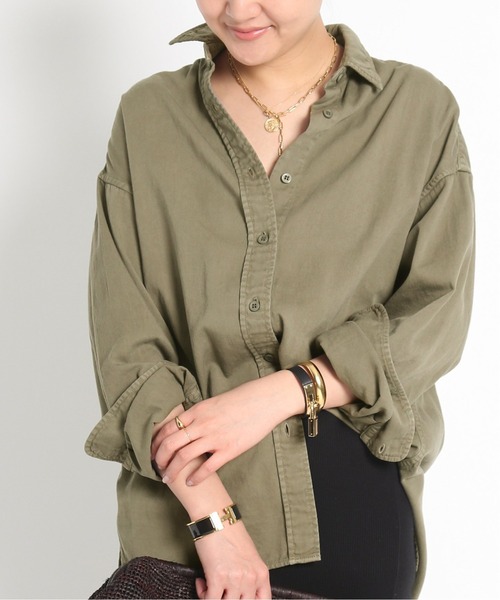 【美品】ドゥーズィエム クラス　badass シャツ　フリー　コットン100％ 美品】ドゥーズィエム クラス badass シャツ フリー コットン100