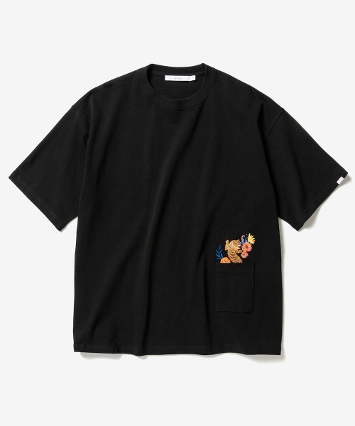 【セール】rehacer : Flower Bush Tiger HW T / フラワー ブッシュタイガーヘビーウエイトTシャツ（Tシャツ/カットソー）｜rehacer（レアセル）