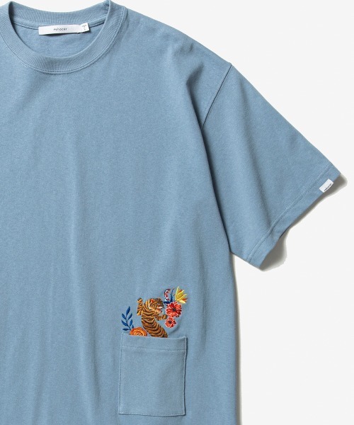 【セール】rehacer : Flower Bush Tiger HW T / フラワー ブッシュタイガーヘビーウエイトTシャツ（Tシャツ/カットソー）｜rehacer（レアセル）