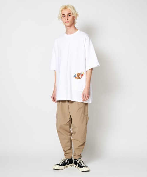 【セール】rehacer : Flower Bush Tiger HW T / フラワー ブッシュタイガーヘビーウエイトTシャツ（Tシャツ/カットソー）｜rehacer（レアセル）