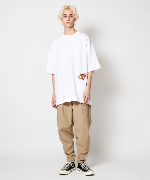 【セール】rehacer : Flower Bush Tiger HW T / フラワー ブッシュタイガーヘビーウエイトTシャツ（Tシャツ/カットソー）｜rehacer（レアセル）