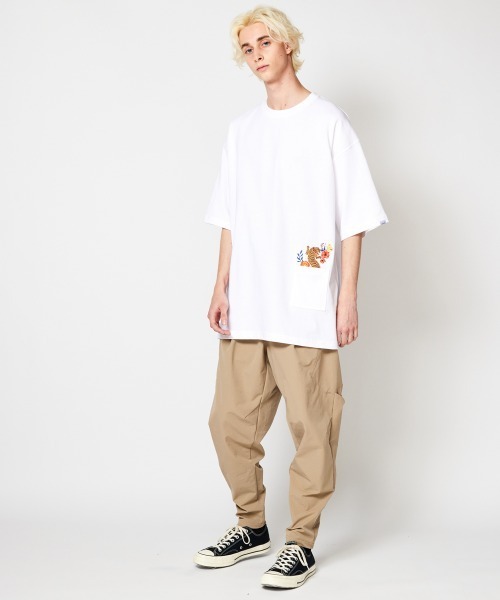 【セール】rehacer : Flower Bush Tiger HW T / フラワー ブッシュタイガーヘビーウエイトTシャツ（Tシャツ/カットソー）｜rehacer（レアセル）