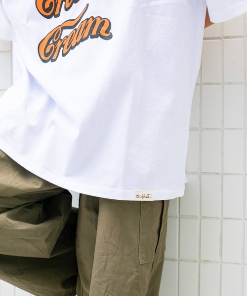 BROKEN BASE(ブロークンベース)の「ムービンググラフィックTシャツ(Tシャツ/カットソー・メンズ・ホワイト/ブラック・MEDIUM/LARGE)」の7枚目の写真