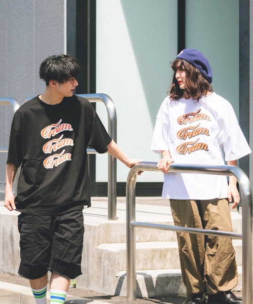 BROKEN BASE(ブロークンベース)の「ムービンググラフィックTシャツ(Tシャツ/カットソー・メンズ・ホワイト/ブラック・MEDIUM/LARGE)」の12枚目の写真