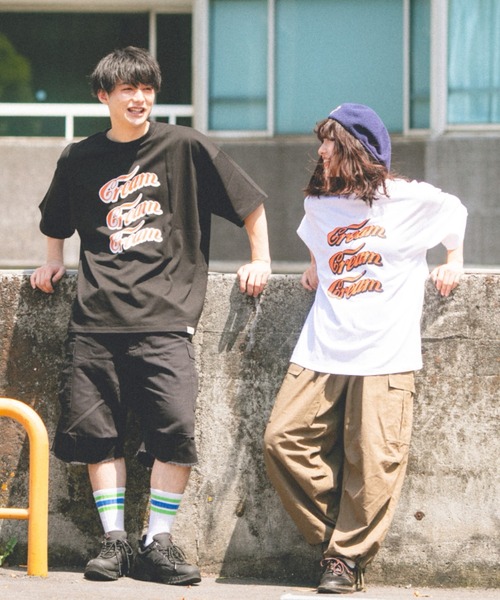 BROKEN BASE(ブロークンベース)の「ムービンググラフィックTシャツ(Tシャツ/カットソー・メンズ・ホワイト/ブラック・MEDIUM/LARGE)」の14枚目の写真