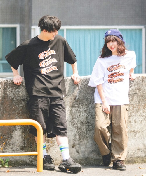 BROKEN BASE(ブロークンベース)の「ムービンググラフィックTシャツ(Tシャツ/カットソー・メンズ・ホワイト/ブラック・MEDIUM/LARGE)」の16枚目の写真
