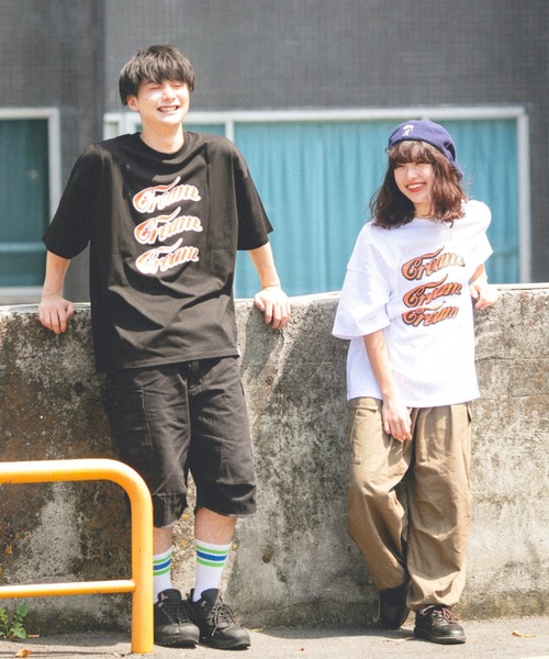 BROKEN BASE(ブロークンベース)の「ムービンググラフィックTシャツ(Tシャツ/カットソー・メンズ・ホワイト/ブラック・MEDIUM/LARGE)」の17枚目の写真