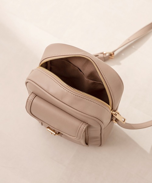 OLIVE des OLIVE（オリーブデオリーブ）の「タテ長ショルダー（ショルダーバッグ・レディース・ベージュ/オフホワイト/サックスブルー・FREE）」の12枚目の写真