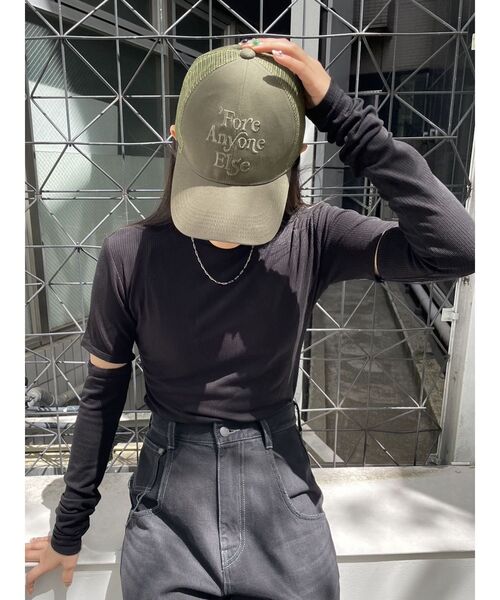 EMODA（エモダ）の「2WAYアームカバートップス（Tシャツ/カットソー・レディース・ホワイト/グレー/その他1/ブラック/その他・FREE）」の19枚目の写真