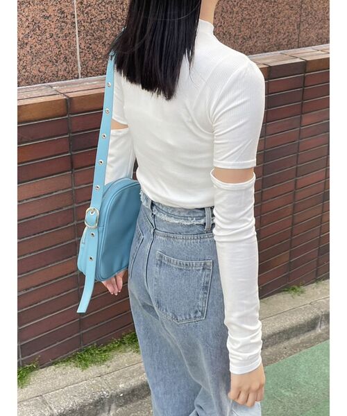 EMODA（エモダ）の「2WAYアームカバートップス（Tシャツ/カットソー・レディース・ホワイト/グレー/その他1/ブラック/その他・FREE）」の10枚目の写真