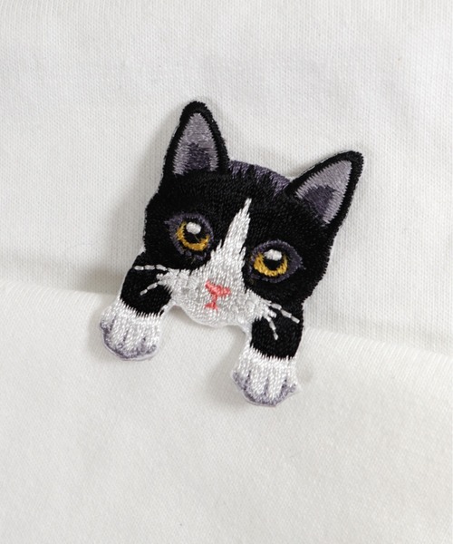 emesuelee(エメスーリー)の「アニマルワッペン 刺しゅう ハンドメイド 可愛い(その他雑貨・レディース・グレー系3/ブラウン系4/ベージュ系6/ベージュ/グレー系4/ホワイト系1/グレー系1/ブラウン系2/ベージュ系4/ブラウン/アイボリー/ベージュ系1/ブラック/グレー系5/ホワイト系2/グレー系2/ブラウン系3/ベージュ系5/イエロー/ベージュ系2/グレー/ブラック系1/ブラウン系1/ベージュ系3/ホワイト・フリー)」の7枚目の写真