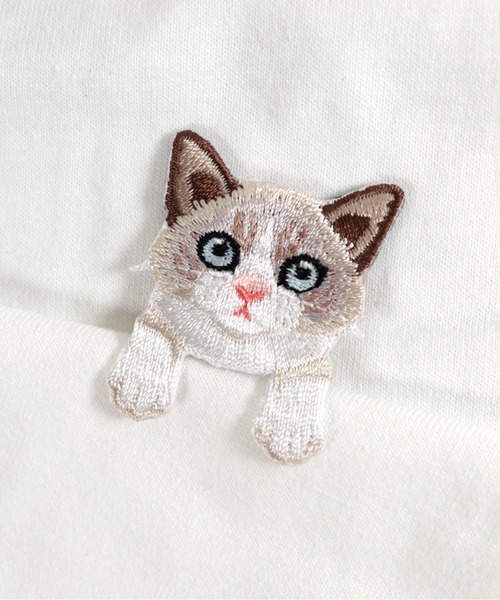 emesuelee(エメスーリー)の「アニマルワッペン 刺しゅう ハンドメイド 可愛い(その他雑貨・レディース・グレー系3/ブラウン系4/ベージュ系6/ベージュ/グレー系4/ホワイト系1/グレー系1/ブラウン系2/ベージュ系4/ブラウン/アイボリー/ベージュ系1/ブラック/グレー系5/ホワイト系2/グレー系2/ブラウン系3/ベージュ系5/イエロー/ベージュ系2/グレー/ブラック系1/ブラウン系1/ベージュ系3/ホワイト・フリー)」の3枚目の写真