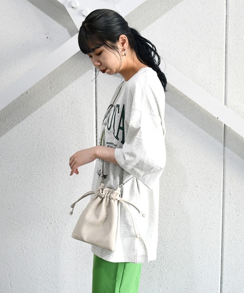 sango(sango)の「ピグメントプリントTシャツ(Tシャツ/カットソー・レディース・チャコールグレー/ブラウン/ホワイト系その他・FREE)」の9枚目の写真