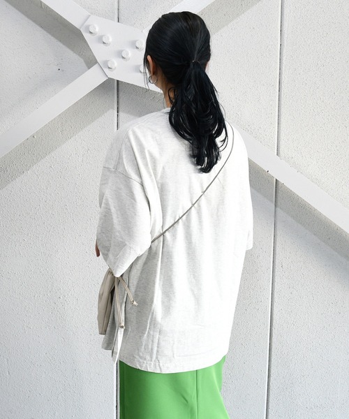 sango(sango)の「ピグメントプリントTシャツ(Tシャツ/カットソー・レディース・チャコールグレー/ブラウン/ホワイト系その他・FREE)」の10枚目の写真