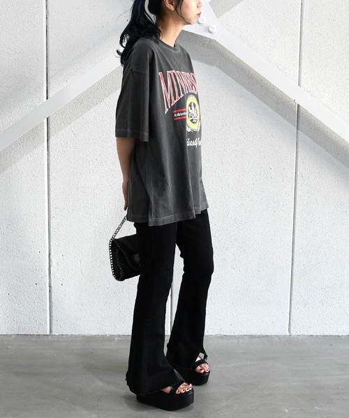 sango(sango)の「ピグメントプリントTシャツ(Tシャツ/カットソー・レディース・チャコールグレー/ブラウン/ホワイト系その他・FREE)」の20枚目の写真